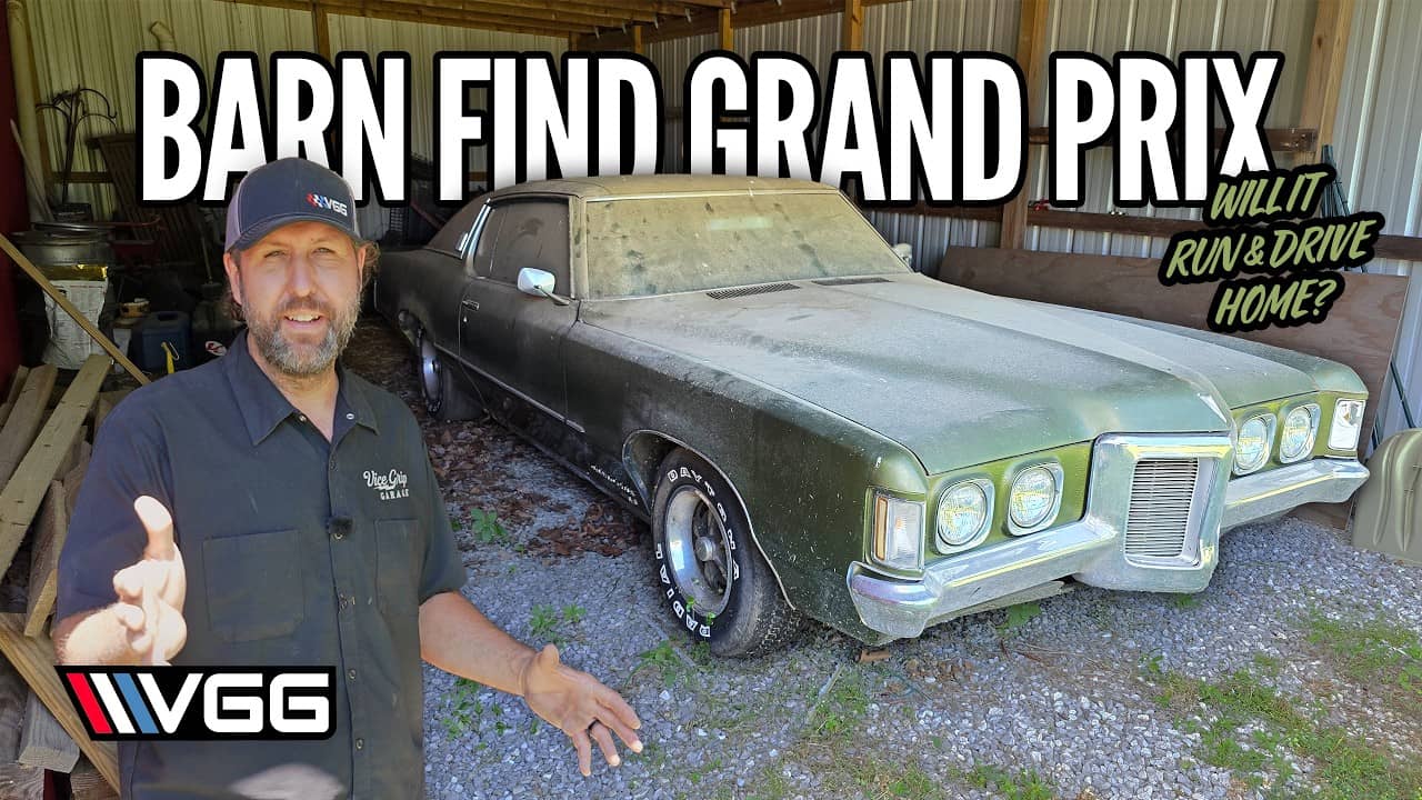 BARN FIND Pontiac Grand Prix Forgotten For 25 YEARS! Will It RUN AND DRIVE HOME?