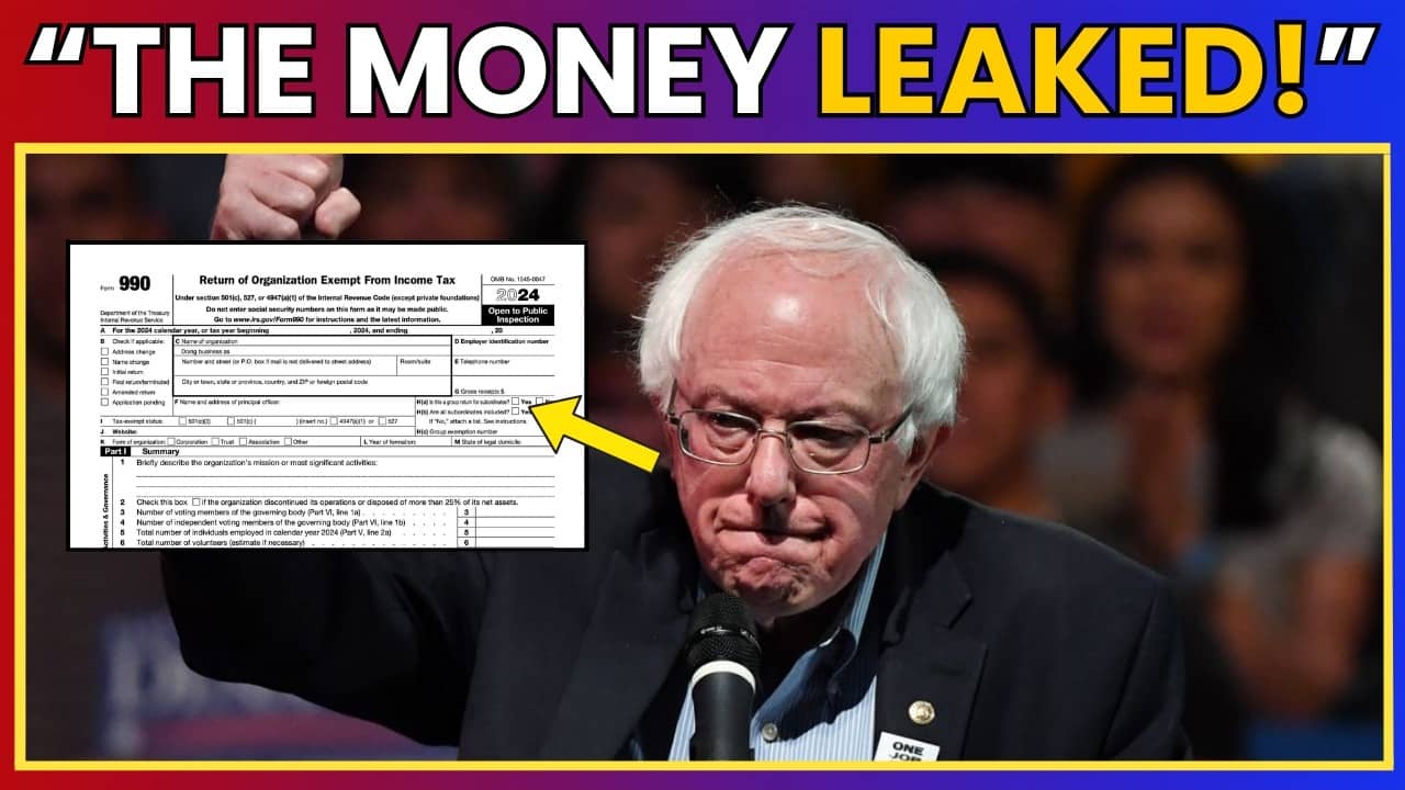 Bernie Sanders LOSES IT After Stepson's $800K Nonprofit GRIFT EXPOSED