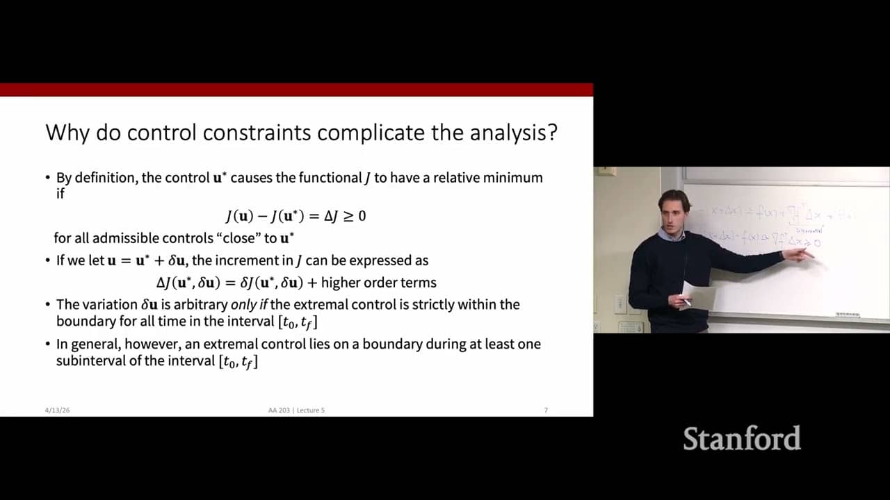 Stanford AA203 Optimal and Learning-Based Control | Spring 2026 | Lecture 5: Computational Methods