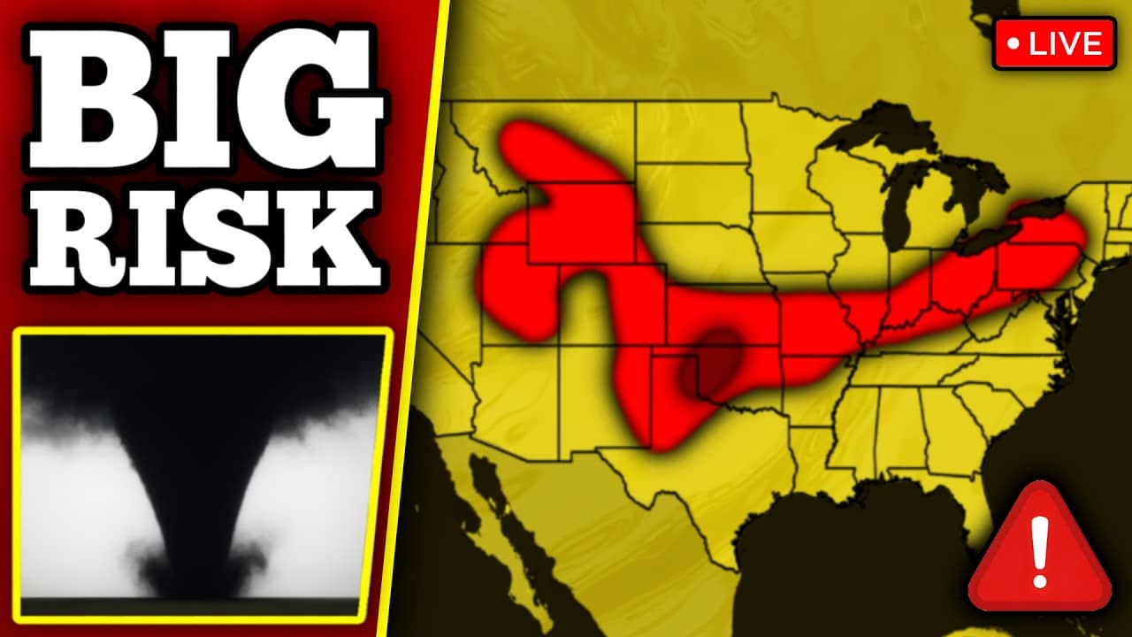 🔴 BREAKING TORNADO WARNING IN TEXAS - 110+ MPH WINDS NOW With LIVE Chasers...