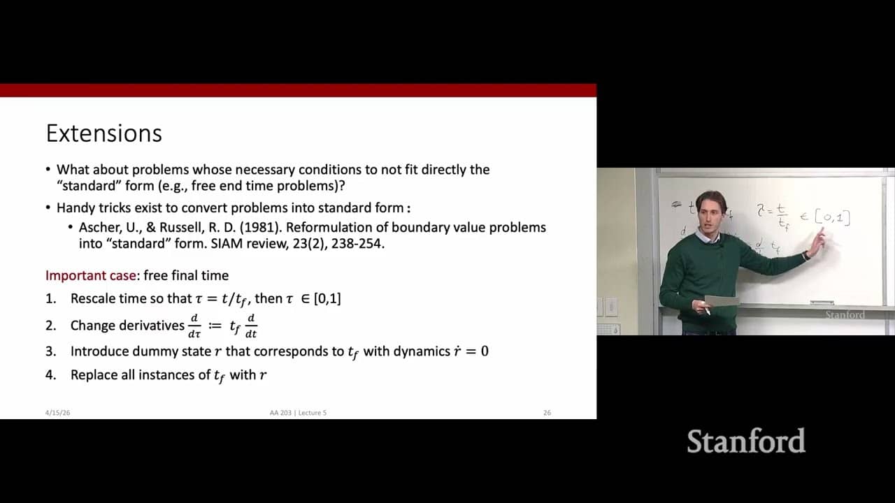 Stanford AA203 Optimal and Learning-Based Control | Spring 2026 | Lecture 6: Optimal Control